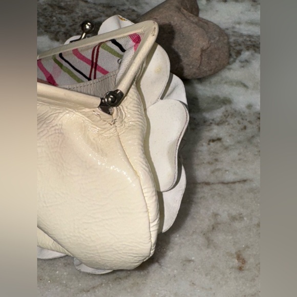 Brighton Creme Rosalie 3D Flower MINI Clutch Shoulder Bag - Picture 8 of 13